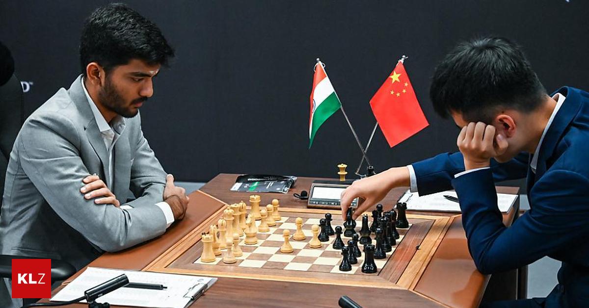 Schach WM Dommaraju Gukesh schlägt zurück und gewinnt gegen Ding Liren